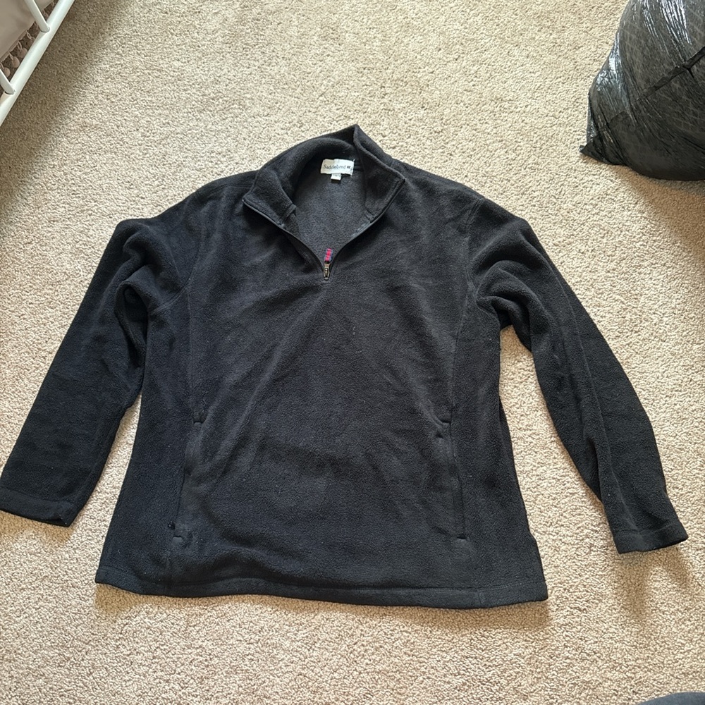 Saddlebred Men's Black Zip-Up Sweater